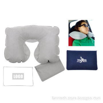 Inflatable Pillow for Travelling with Custom Logo for Promotional Gift Use Giveaways Gadgets for Events